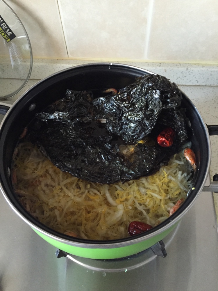 汆酸菜——儿时的味道的做法图解4