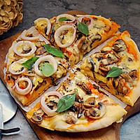 海陆双拼披萨#一机多能，一席饪选#的做法图解38