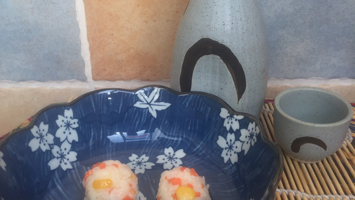 营养彩色米团