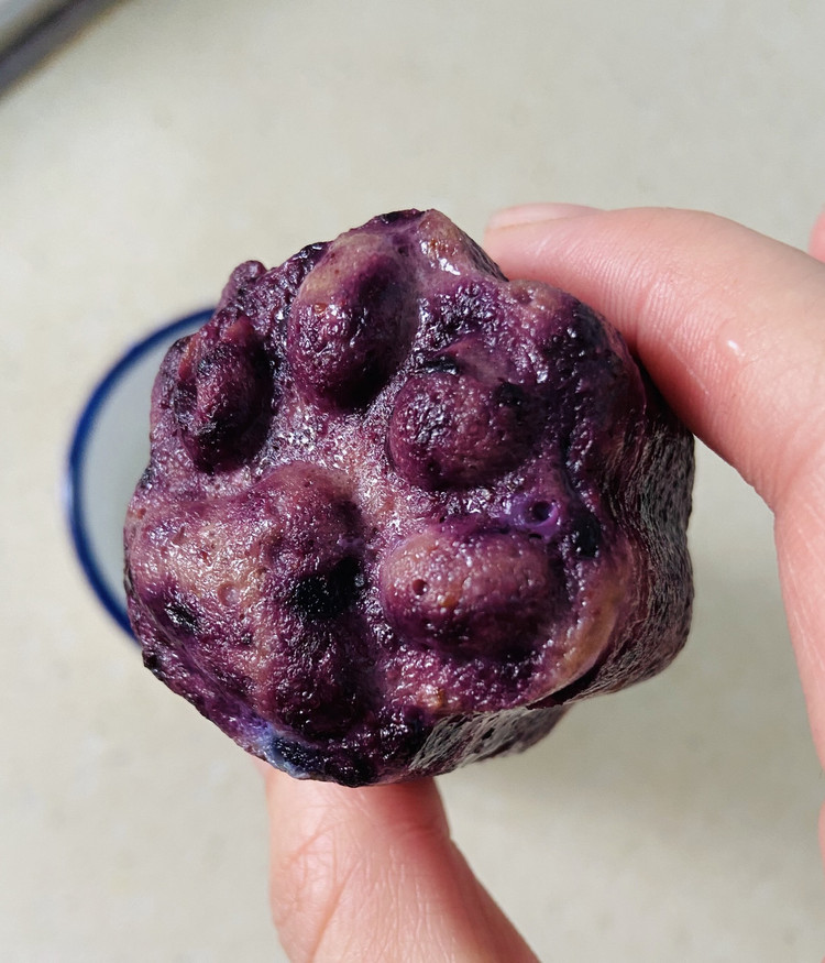 蓝莓蒸糕的做法
