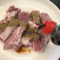 荷叶糯米蒸排骨的做法图解4