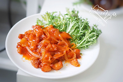 茄汁鸡丁——小清新的大荤菜