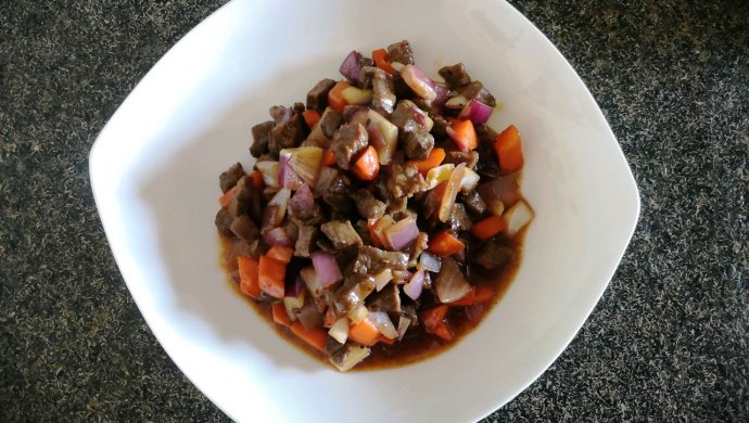 黑胡椒牛肉粒