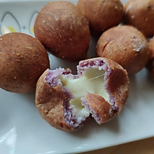 紫薯芋泥芝士球