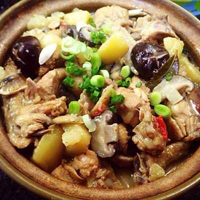 双菇土豆鸡