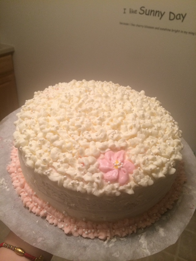 生日蛋糕裱花的做法