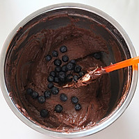 巧克力蓝莓麦芬#美的绅士烤箱#的做法图解8