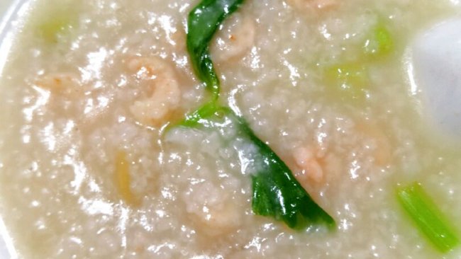 虾米蔬菜粥的做法