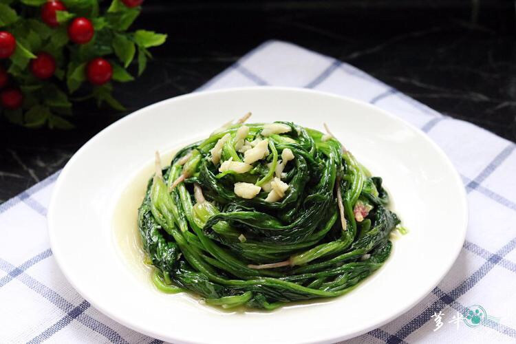 蒜蓉菠菜的做法