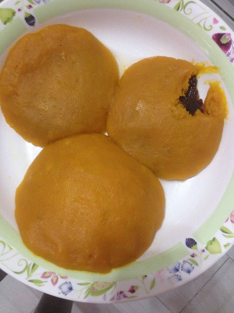 南瓜豆沙饼的做法