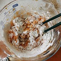 南瓜糯米芝麻饼的做法图解3