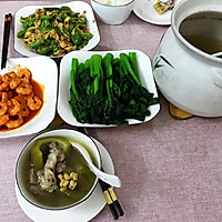 夏天老火靓汤——黄豆苦瓜排骨汤的做法图解4