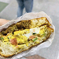 早餐快手三明治——无碳水豆腐鸡蛋饼#本周热榜#的做法图解12