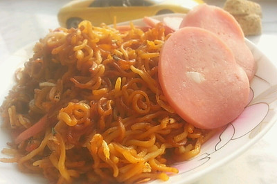 【顺家食谱】虾米炒方便面