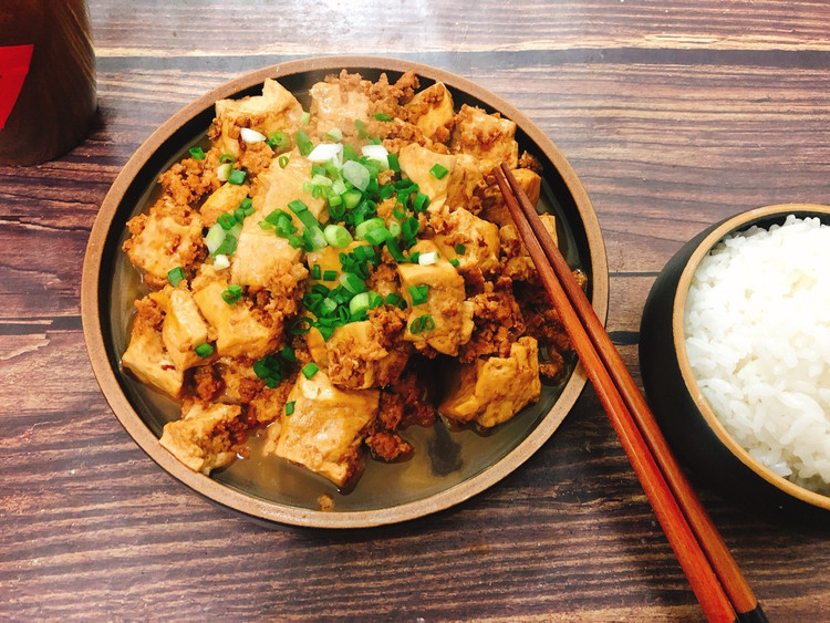下饭菜：肉沫豆腐的做法