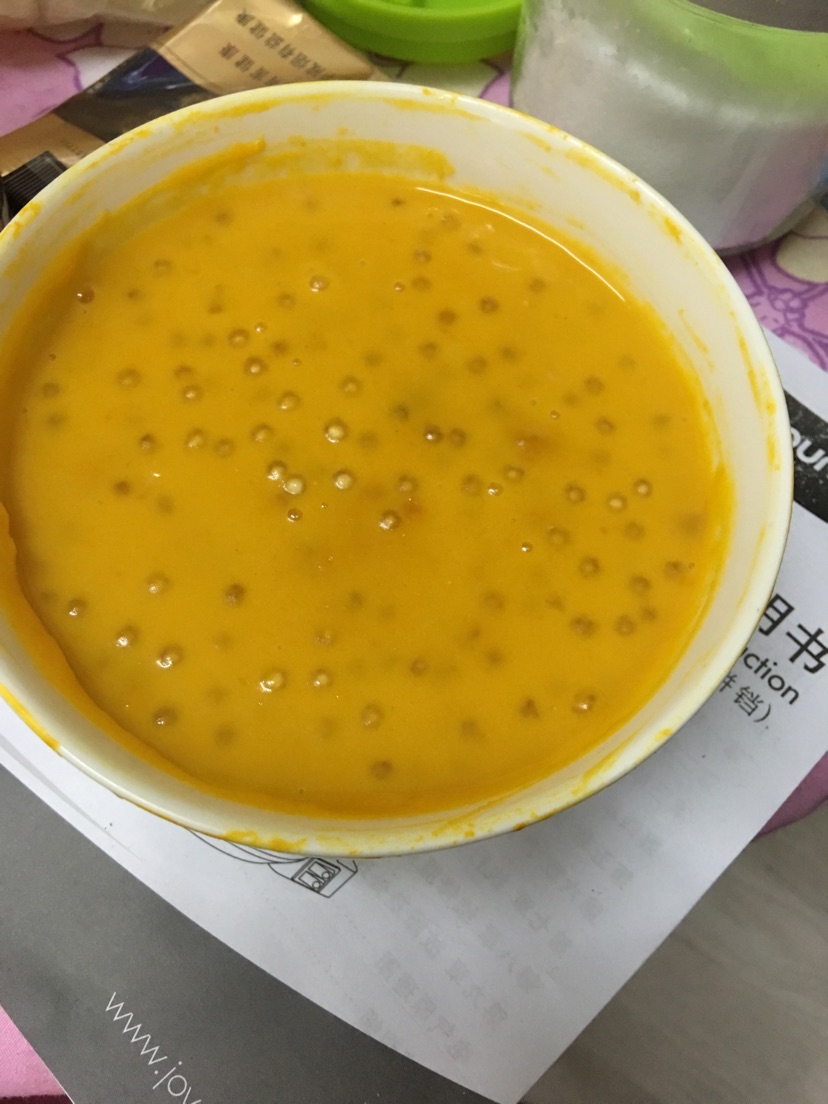 电饭锅 韩式西米露南瓜粥