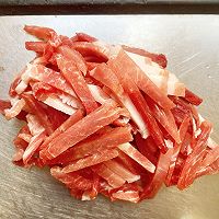 肉丝杏鲍菇的做法图解2