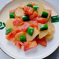 #刘畊宏女孩减脂饮食#西红柿土豆片的做法图解9