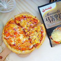 #2022烘焙料理大赛安佳披萨组复赛# 双享美味营养披萨的做法图解14