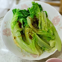 蚝油生菜 低脂减盐版的做法图解4
