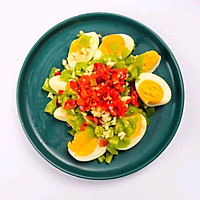 蒜香鸡蛋拌的做法图解3