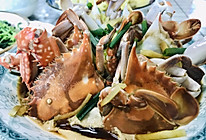 简单好吃快手菜～倒立清蒸梭子蟹的做法