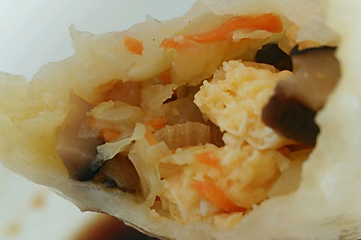 迟到的立冬饺子～白菜香菇鸡蛋