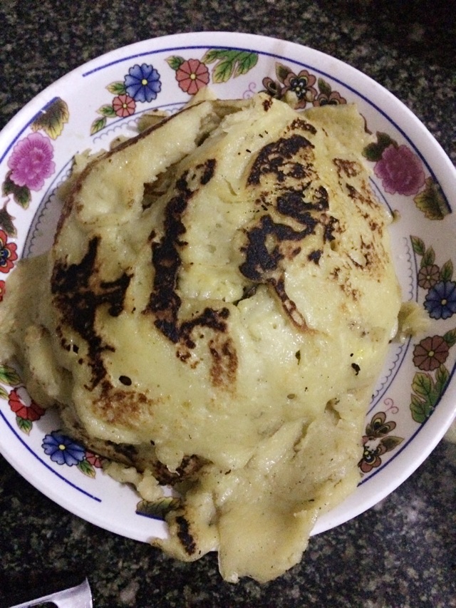 奶黄香蕉饼