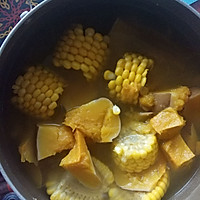 南瓜玉米汤的做法图解3