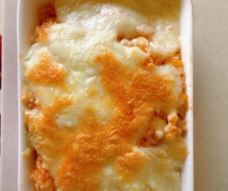 鸡肉芝士焗饭