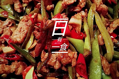日食 | 超级下饭菜扁豆丝炒肉