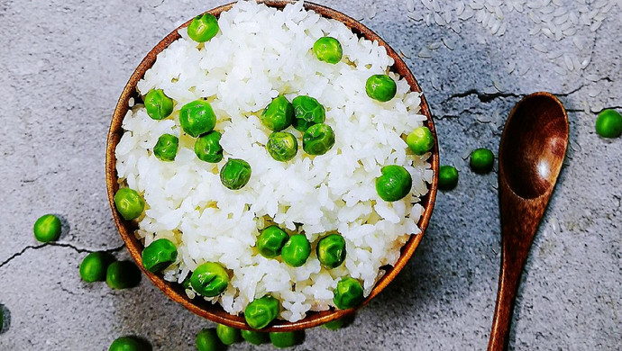 超简单的豌豆粒米饭，粒粒分明