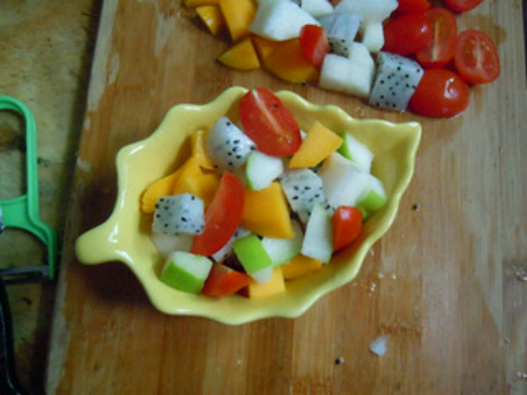 水果沙拉简单做法so easy - 雪炭网