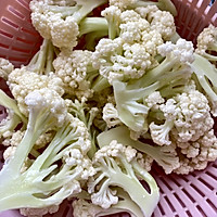#李锦记X豆果 夏日轻食美味榜#清炒花椰菜的做法图解1