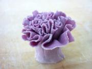 面塑类之紫薯康乃馨的做法图解3