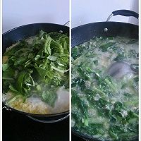 海米青菜疙瘩汤的做法图解3