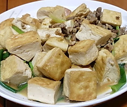 碎肉豆腐的做法