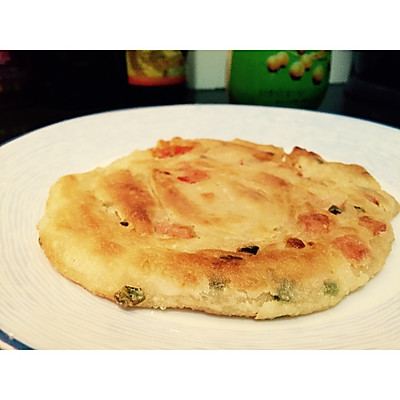 葱油饼（加番茄的哦）