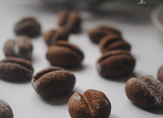 香醇浓郁的巧克力咖啡豆饼干