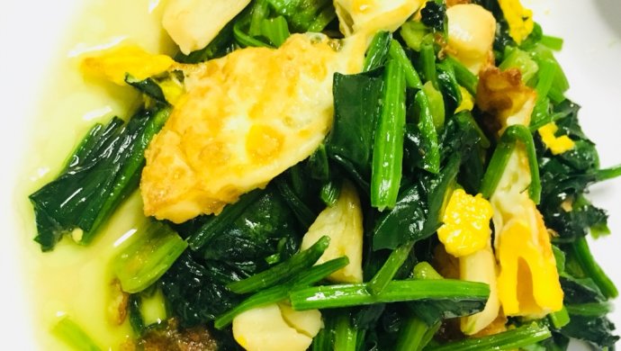 菠菜蛋饼