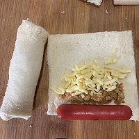 火腿吐司卷的做法图解3