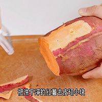 爆浆红薯手抓饼的做法图解2