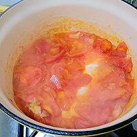 #加油 塞内加尔#番茄鲜虾面的做法图解3