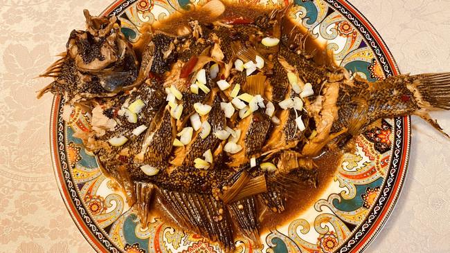 家焖偏口鱼Simmered Flounder Recipe的做法