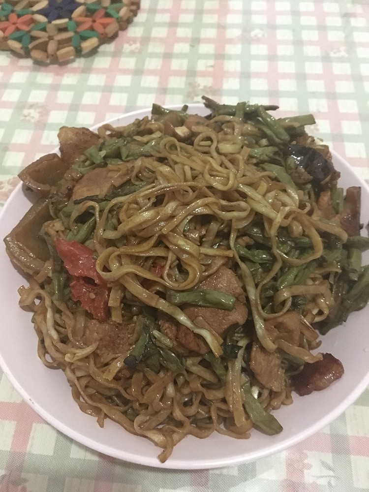 河南家乡 家常饭 蒸面条的做法