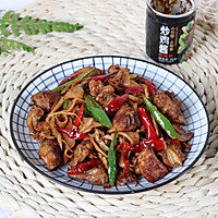 #中秋团圆食味#桂林+鸡肉炒笋片的做法图解12