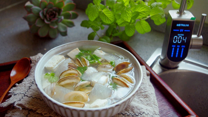 蛤蜊冬瓜豆腐汤