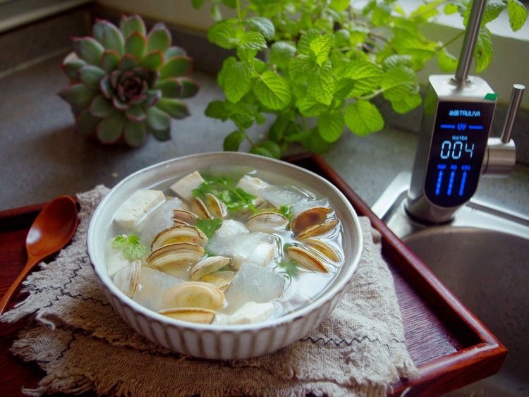 蛤蜊冬瓜豆腐汤的做法