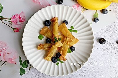 芝士香蕉糖果饺