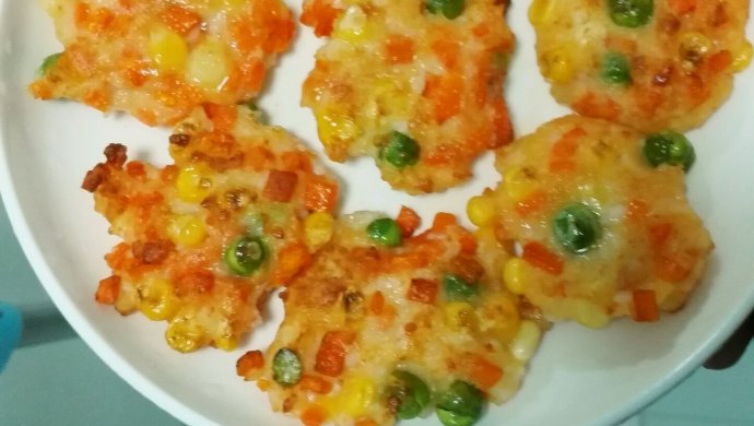 虾仁蔬菜饼